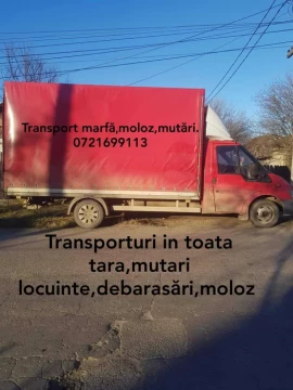 Transport marfa,mobila,moloz,mutari din locuinte,preiau mobila veche.